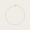 New Stainless Steel Bead Chain Double-Layer Minimalist Necklace Women'S Fashionable Commuter Versatile Collarbone Chain Jewelry