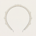2022 New Simple Geometric Hairband Pearl Hair Hoop Women Girl Crystal Headwear Headband Hair Ornament Fashion Hair Accessories