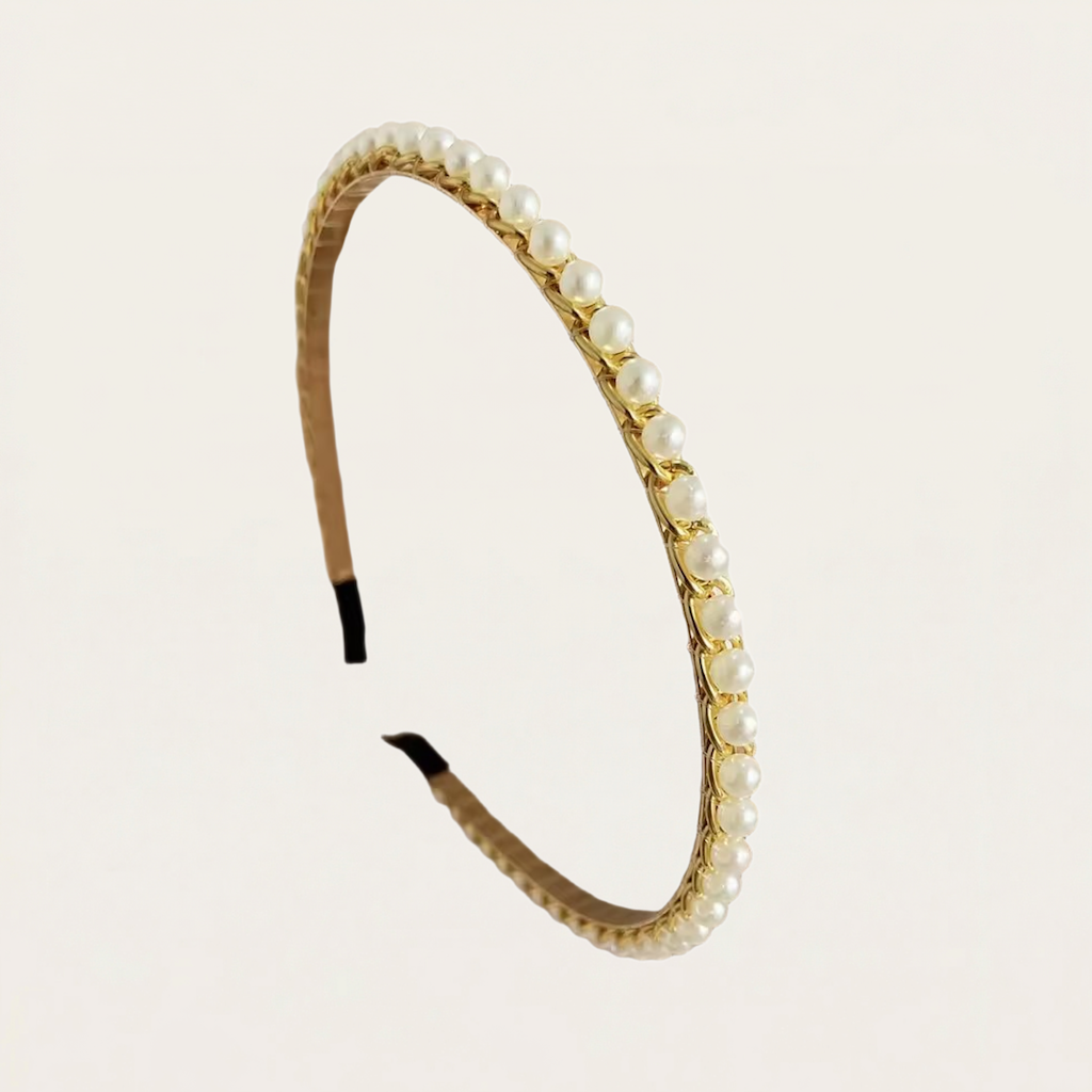 New Simple Full Pearls Women Hairbands Sweet Headband Hair Hoops Holder Ornament Head Band Lady Elegant Fashion Hair Accessories