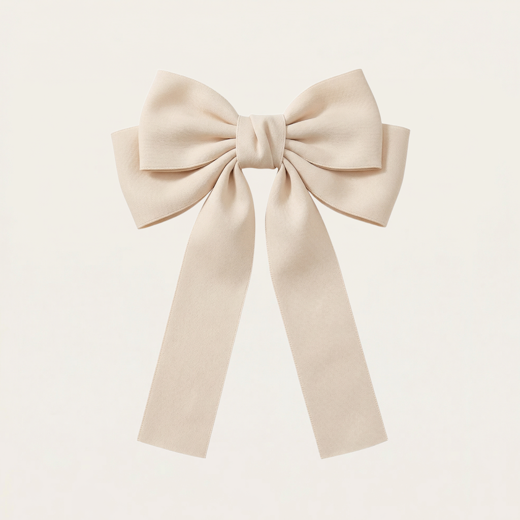 1Pcs Fashion Solid Ribbons Bows Barrettes Hair Clips Hairpins For Women Girls Lady Party Headwear Ponytail Hair Accessories